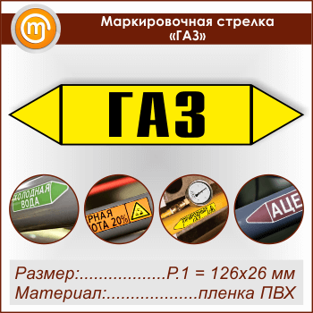 Маркировочная стрелка «ГАЗ»