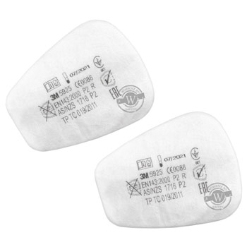 Предфильтр 3М 5925 для полумасок серий 6000, 7500 и полнолицевых масок серий 6000