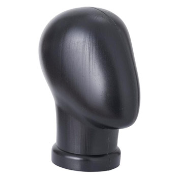 Манекен-голова безликая, черная